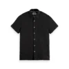 Scotch & Soda 180572 Short sleeve linen shirt, Black