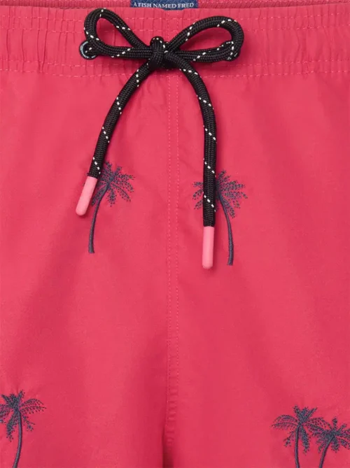 A Fish named Fred : Swimshort Palm tree, Bright pink - Image 3
