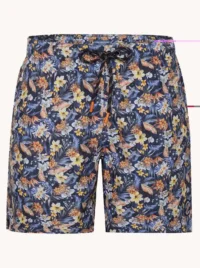 A Fish named Fred : Swimshort Floral, Navy
