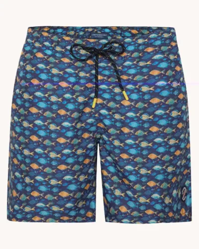 A Fish named Fred : Swimshort Fish, Navy