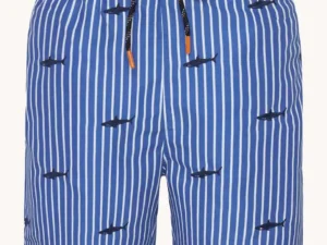 A Fish named Fred : Swimshort Shark, Cobalt