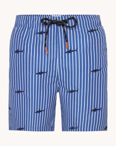 A Fish named Fred : Swimshort Shark, Cobalt