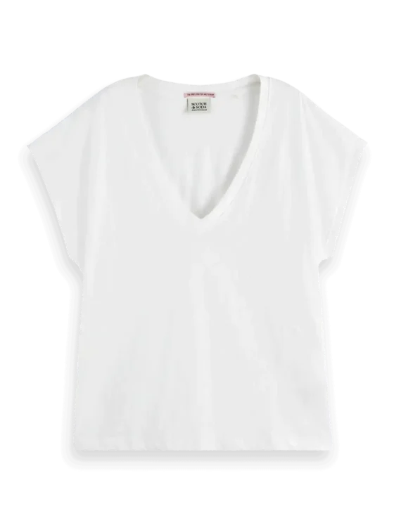 Scotch & Soda 180401, Essential V-neck t-shirt - Image 5