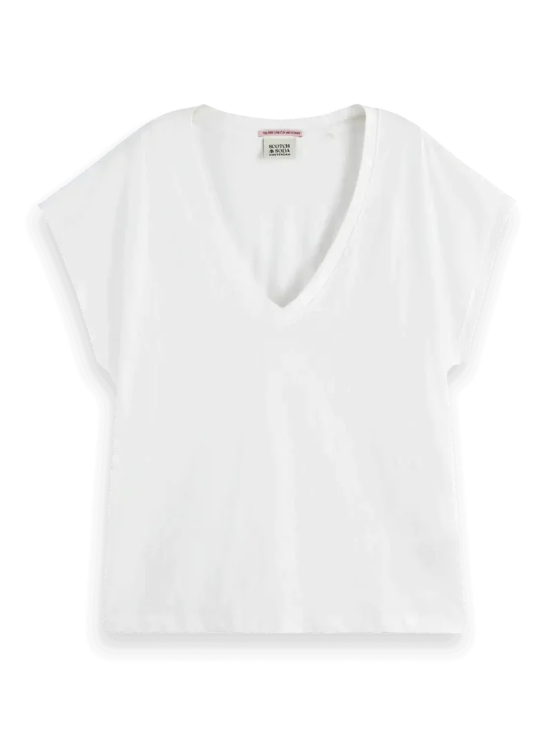 Scotch & Soda 180401, Essential V-neck t-shirt - Image 5