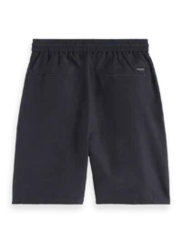 Alternative view of Scotch & Soda 180322 Fave Cotton/Linen Bermuda,Black