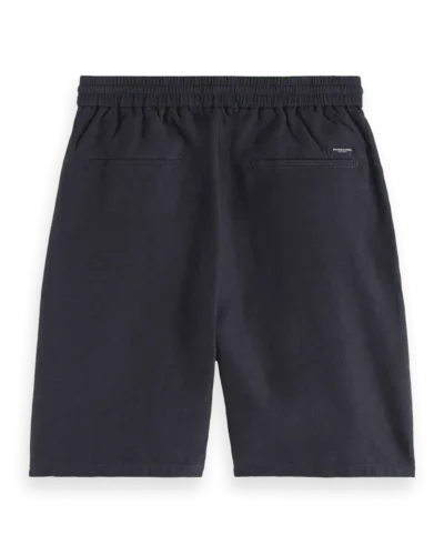 Alternative view of Scotch & Soda 180322 Fave Cotton/Linen Bermuda,Black