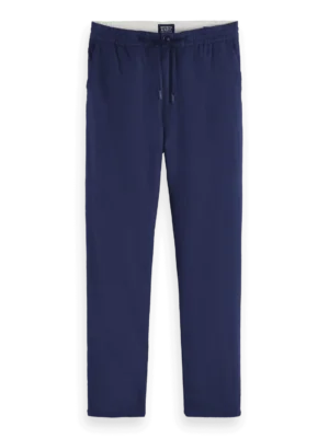 Alternative view of Scotch & Soda 179180 Warren- Cotton / Linen Twill Jogger, Navy