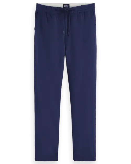 Alternative view of 179180 Scotch & Soda  Warren- Cotton / Linen Twill Jogger, Navy