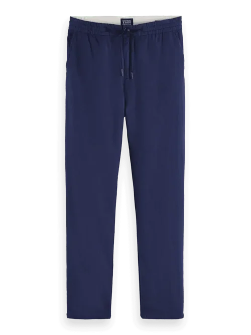 Alternative view of 179180 Scotch & Soda  Warren- Cotton / Linen Twill Jogger, Navy