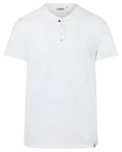 Timezone - Soft Utility Henley T-shirt, White