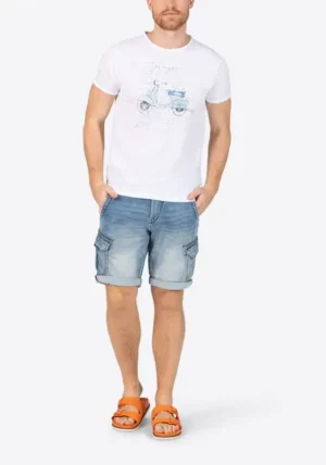 Alternative view of Timezone - Letter print T-shirt, white