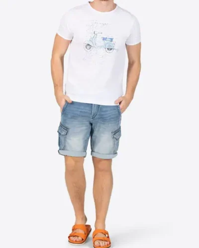 Alternative view of Timezone - Letter print T-shirt, white