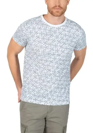 Timezone - Printed T-Shirt, White