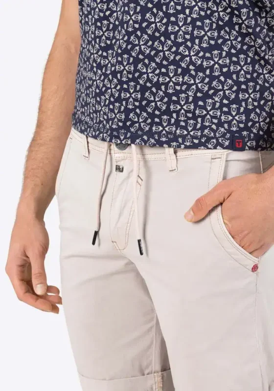 Timezone: Slim Luca Short, washed ecru - Image 4