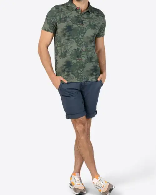 Alternative view of Timezone: Slim Luca Short washed ink blue