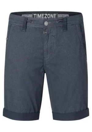 Timezone: Slim Luca Short , Blue minimal image4