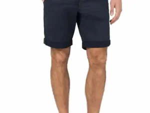 Timezone: Slim Luca Short , Blue minimal