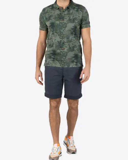 Alternative view of Timezone: Slim Luca Short  Blue minimal