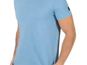 Timezone - Garment Dye V-Neck T-Shirt, Light blue