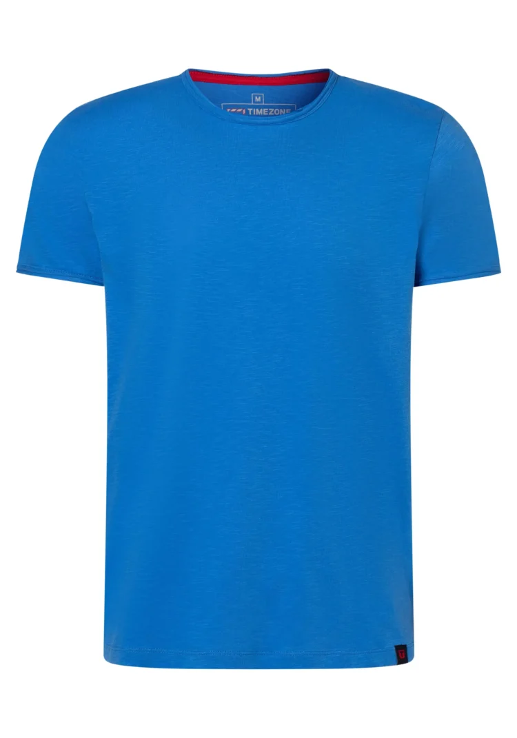 Timezone - Ripped basic t-shirt, peacoat blue - Image 3