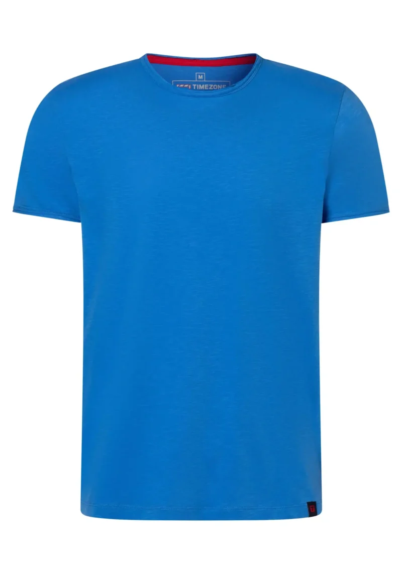 Timezone - Ripped basic t-shirt, peacoat blue - Image 3
