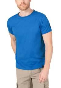 Timezone - Ripped basic t-shirt, peacoat blue