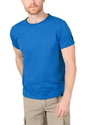 Timezone - Ripped basic t-shirt, peacoat blue