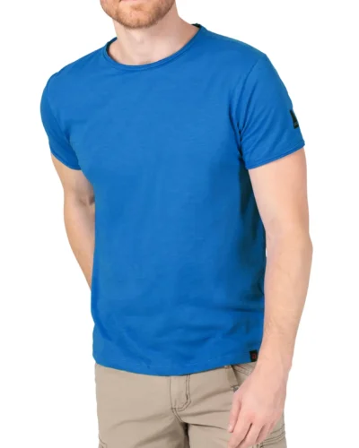 Timezone - Ripped basic t-shirt, peacoat blue