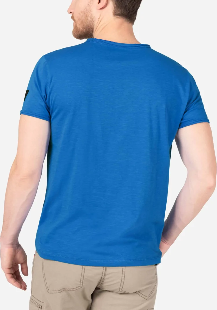 Timezone - Ripped basic t-shirt, peacoat blue - Image 4