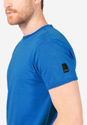 Timezone - Ripped basic t-shirt, peacoat blue image3