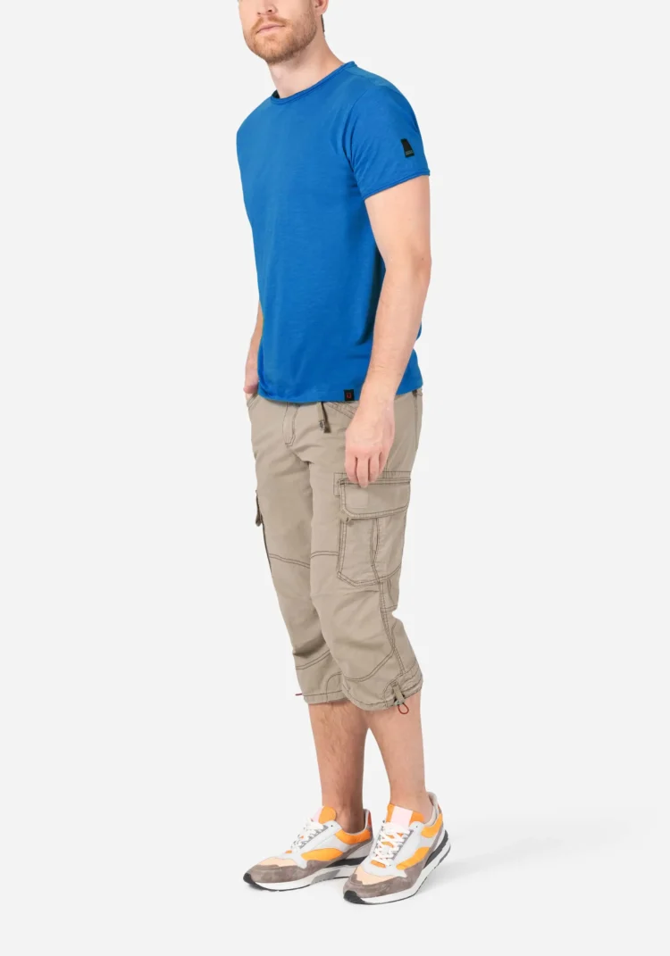 Timezone - Ripped basic t-shirt, peacoat blue - Image 2
