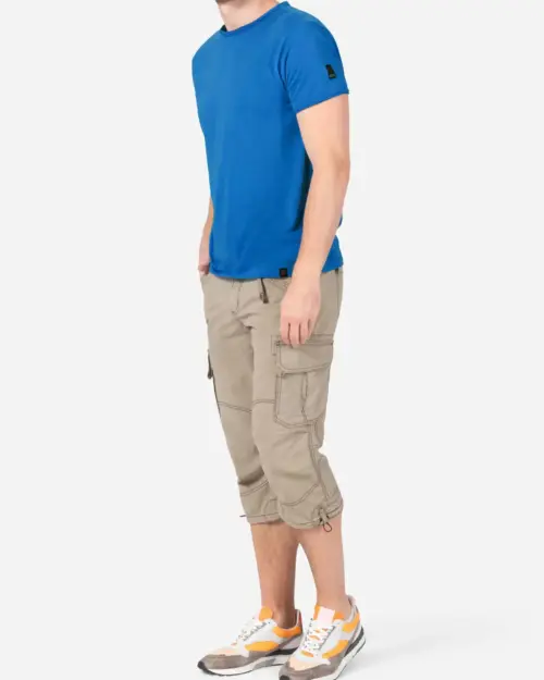Alternative view of Timezone - Ripped basic t-shirt, peacoat blue