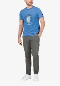 Alternative view of Timezone - Scooter Print T-Shirt, Blue