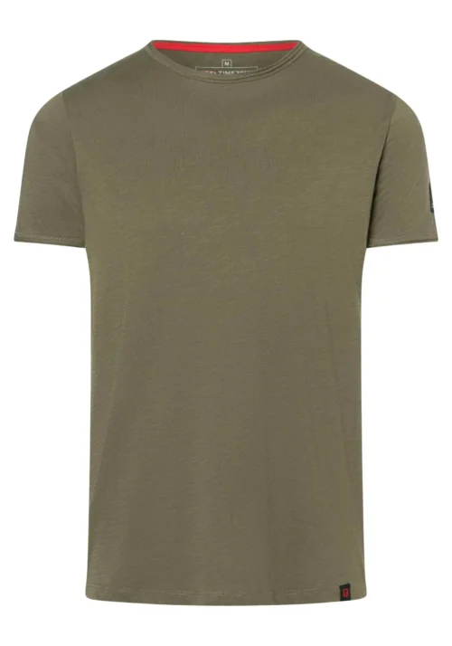 Timezone - Ripped basic t-shirt, grey olive - Image 5