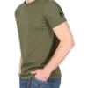 Timezone - Ripped basic t-shirt, grey olive