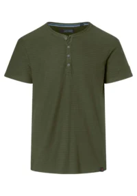 Alternative view of Timezone - Vintage Henley, washed olive