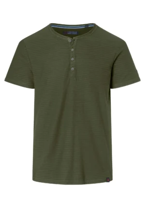 Alternative view of Timezone - Vintage Henley, washed olive