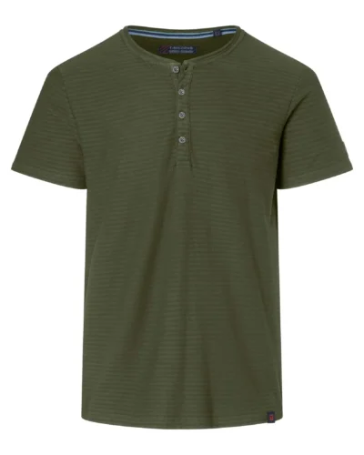 Alternative view of Timezone - Vintage Henley, washed olive