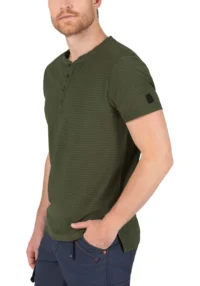 Timezone - Vintage Henley, washed olive