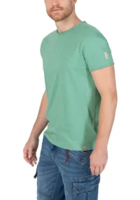 Timezone - Ripped basic t-shirt, feldspar green