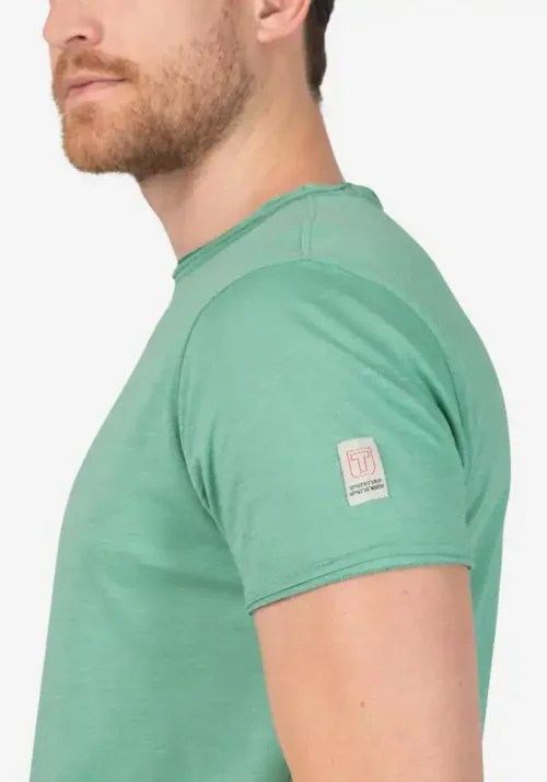 Timezone - Ripped basic t-shirt, feldspar green image1