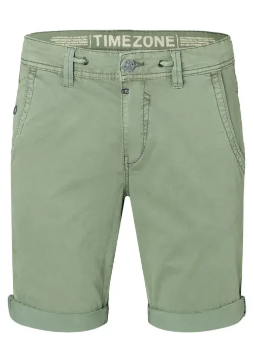 Timezone: Slim Luca Short Washed light olive - Image 6