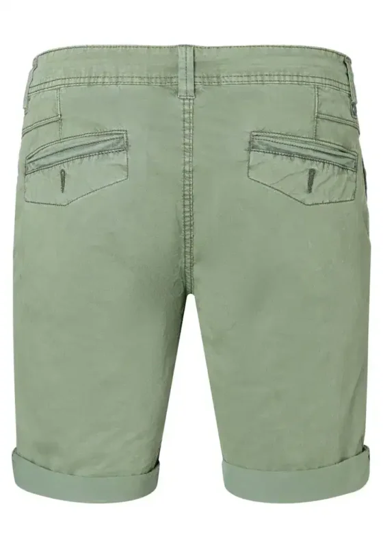 Timezone: Slim Luca Short, Washed light olive - Image 5