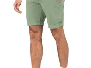 Timezone: Slim Luca Short, Washed light olive