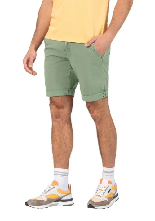 Timezone: Slim Luca Short Washed light olive