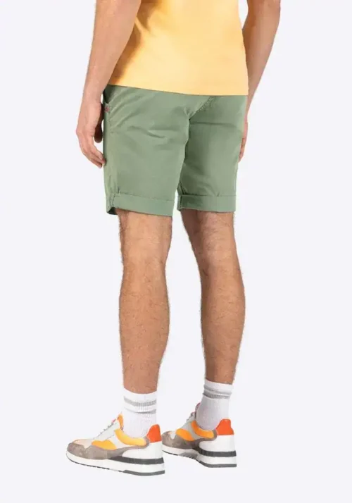 Timezone: Slim Luca Short Washed light olive - Image 3
