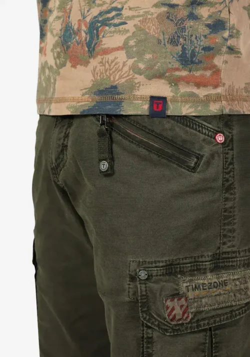 Timezone: Regular RykerTZ Short Washed leave green - Image 4
