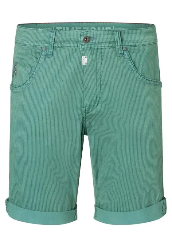 Timezone: Regular Jacky Short, green pinstripe - Image 5