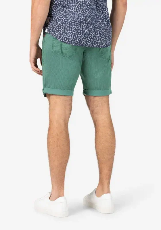 Timezone: Regular Jacky Short, green pinstripe - Image 3