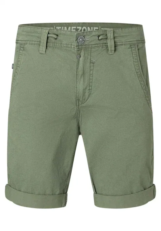 Timezone: Slim Luca Short , Green minimal - Image 6
